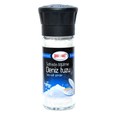 Cam Değirmenli Yemeklik Granül Çakıl Deniz Tuzu 110 Gr - 1
