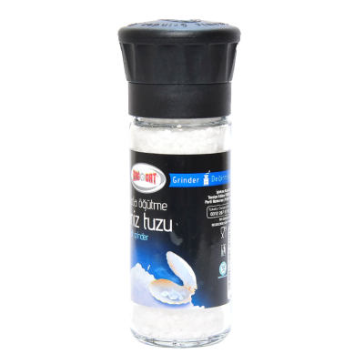 Cam Değirmenli Yemeklik Granül Çakıl Deniz Tuzu 110 Gr - 2