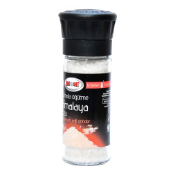 Cam Değirmenli Yemeklik Himalaya Granül Çakıl Doğal Kaya Tuzu 110 Gr (1)
