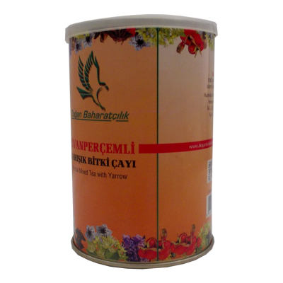 Civanperçemli Bitkisel Karışım Çay 100 Gr Teneke Kutu - 2