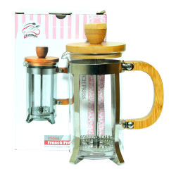 Bambu French Press Bitki Çayı Demliği 350ML