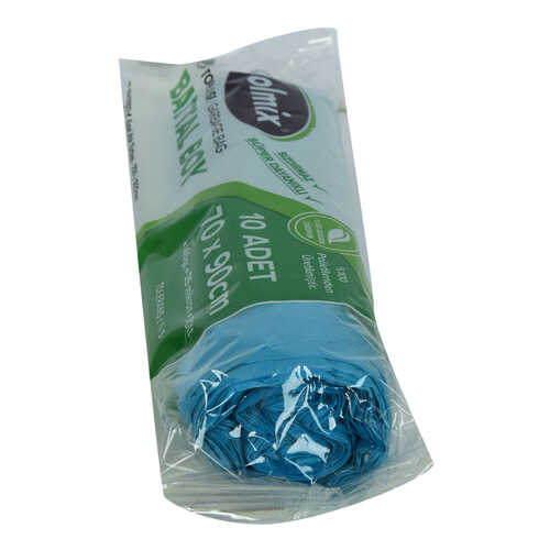 Çöp Torbası Battal Boy 70x90Cm 140Gr 25Mikron 70Lt Mavi Rulo 10 Adet - 3