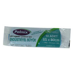 Çöp Torbası Büyük Boy 65x80Cm 150Gr 30Mikron 50Lt Mavi Rulo 10 Adet (1)