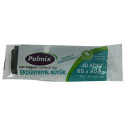 Çöp Torbası Büyük Boy 65x80Cm 150Gr 30Mikron 50Lt Siyah Rulo 10 Adet (1)