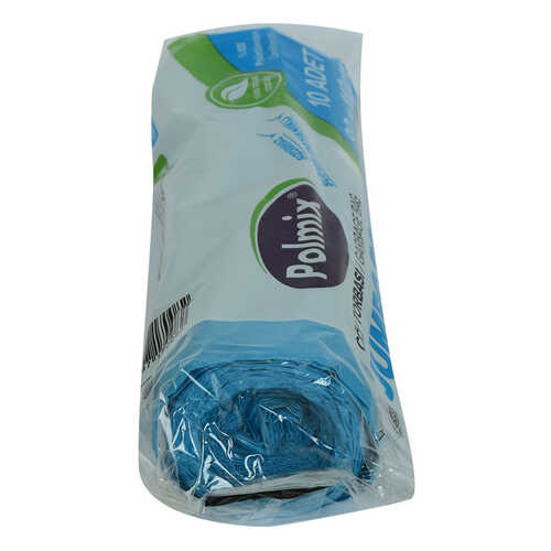 Çöp Torbası Jumbo Boy 80x110Cm 220Gr 27Mikron 90Lt Mavi Rulo 10 Adet - 3