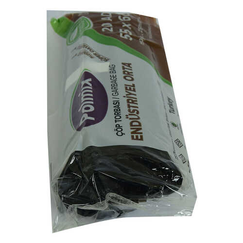 Çöp Torbası Orta Boy 55x60Cm 150Gr 25Mikron 30Lt Siyah Rulo 20 Adet - 3