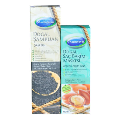 Çörek Otlu Şampuan 250 ML + Argan Yağlı Saç Maskesi 150 ML - 1
