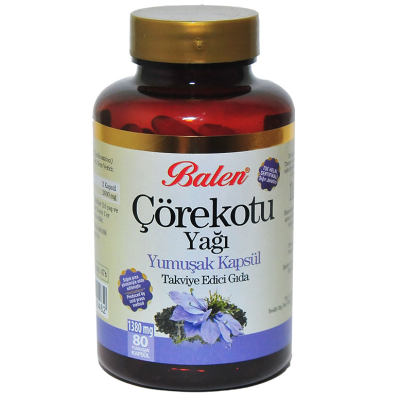 Çörek Otu Yağı 1380 Mg Yumuşak 80 Kapsül - 1