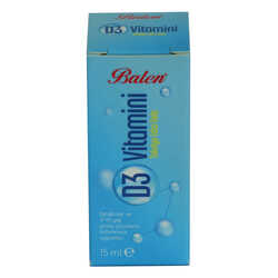 D3 Vitamini Takviye Edici Gıda 15 ML (1)