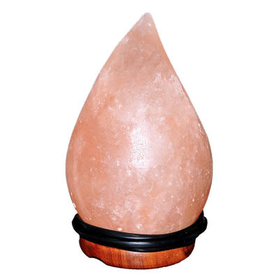 Damla Şekilli Doğal Himalaya Kaya Tuzu Lambası Kablolu Ampullü Pembe 2-3 Kg - 3