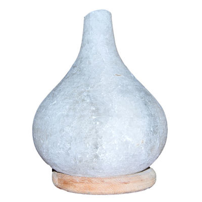 Damla Şekilli Doğal Kaya Tuzu Lambası Çankırı Kablolu Ampullü Beyaz 3-4 Kg - 2