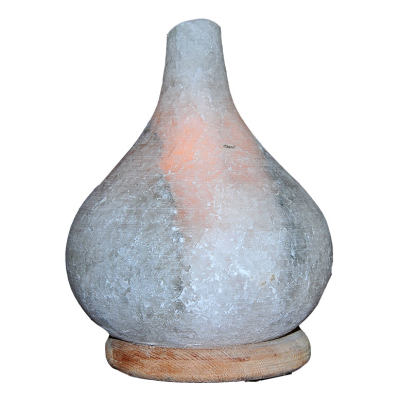 Damla Şekilli Doğal Kaya Tuzu Lambası Çankırı Kablolu Ampullü Beyaz 3-4 Kg - 4