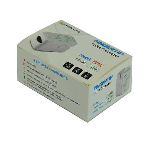 Dijital Pulse Oksimetre Parmaktan Nabız Ölçer Taşınabilir Oximeter YM102 - 3