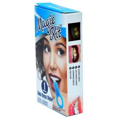 Diş Leke Silgisi 1 Aparatlı + 5 Yedek Süngerli Set 1 Paket - 12