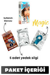 Diş Leke Silgisi 1 Aparatlı + 5 Yedek Süngerli Set 1 Paket - 5