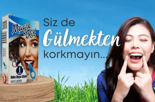Diş Leke Silgisi 1 Aparatlı + 5 Yedek Süngerli Set 1 Paket - 7