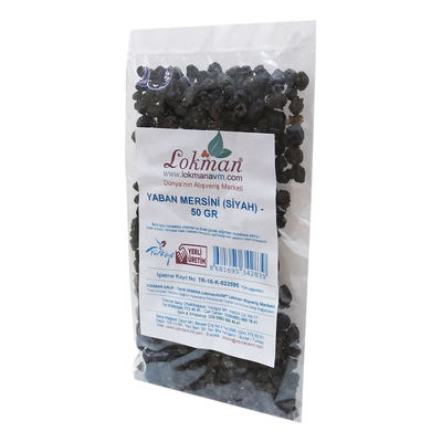 Doğal Acı Yaban Mersini Siyah 50 Gr Paket - 3