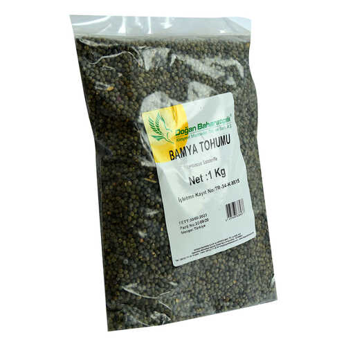 Doğal Bamya Tohumu 1000 Gr Paket - 3