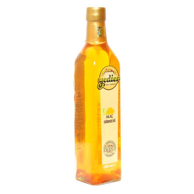 Doğal Fermantasyon Katkısız İçilebilir Alıç Sirkesi Cam Şişe 500 ML - 3