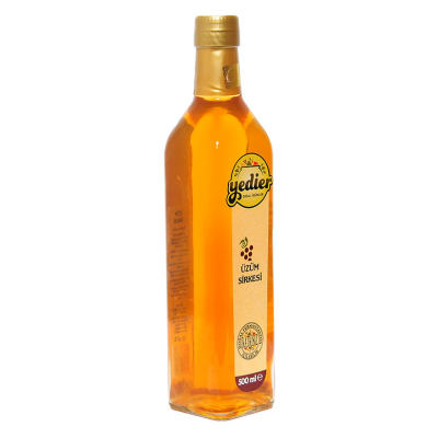 Doğal Fermantasyon Katkısız İçilebilir Üzüm Sirkesi Cam Şişe 500 ML - 3
