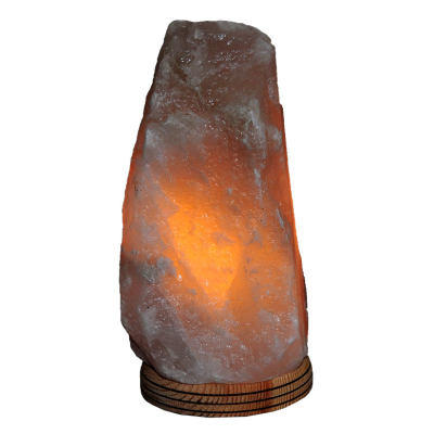 Doğal Himalaya Kaya Tuzu Lambası Kablolu Ampullü Beyaz 2-3 Kg - 1