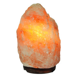 Doğal Himalaya Kaya Tuzu Lambası Kablolu Ampullü Pembe 1-2 Kg - 4