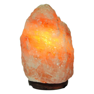 Doğal Himalaya Kaya Tuzu Lambası Kablolu Ampullü Pembe 1-2 Kg - 4