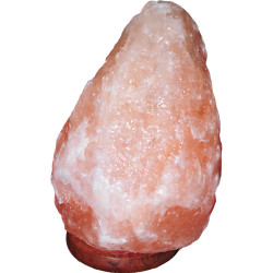 Doğal Himalaya Kaya Tuzu Lambası Kablolu Ampullü Pembe 10-12 Kg - 3