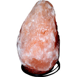 Doğal Himalaya Kaya Tuzu Lambası Kablolu Ampullü Pembe 10-12 Kg - 4
