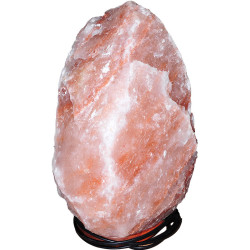 Doğal Himalaya Kaya Tuzu Lambası Kablolu Ampullü Pembe 14-16 Kg - 4