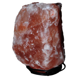 Doğal Himalaya Kaya Tuzu Lambası Kablolu Ampullü Pembe 16-18 Kg - 4