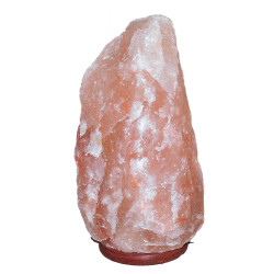 Doğal Himalaya Kaya Tuzu Lambası Kablolu Ampullü Pembe 18-20 Kg (1)
