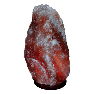 Doğal Himalaya Kaya Tuzu Lambası Kablolu Ampüllü Pembe 24-30 Kg - 1