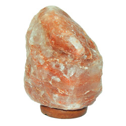 Doğal Himalaya Kaya Tuzu Lambası Kablolu Ampullü Pembe 3-4 Kg - 3