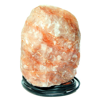 Doğal Himalaya Kaya Tuzu Lambası Kablolu Ampullü Pembe 3-4 Kg - 4