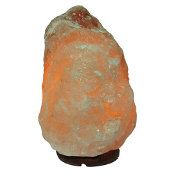 Doğal Himalaya Kaya Tuzu Lambası Kablolu Ampullü Pembe 5-6 Kg - 3