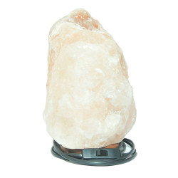 Doğal Himalaya Kaya Tuzu Lambası Kablolu Ampullü Pembe 5-6 Kg - 4