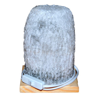 Doğal Kaya Tuzu Lambası Çankırı Kablolu Ampullü Beyaz 3-4 Kg - 4