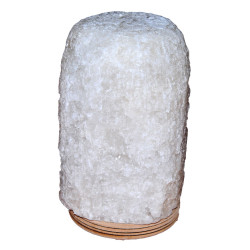 Doğal Kaya Tuzu Lambası Çankırı Kablolu Ampullü Beyaz 5-6 Kg (1)
