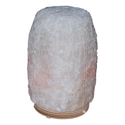 Doğal Kaya Tuzu Lambası Çankırı Kablolu Ampullü Beyaz 5-6 Kg - 4