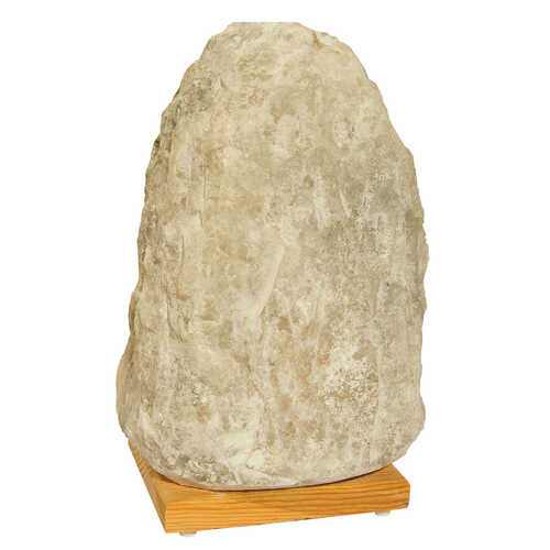 Doğal Kaya Tuzu Lambası Çankırı Kablolu Ampullü Beyaz 7-8 Kg - 3
