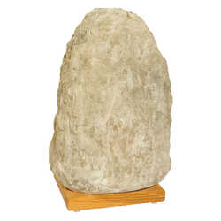 Doğal Kaya Tuzu Lambası Çankırı Kablolu Ampullü Beyaz 8-9 Kg