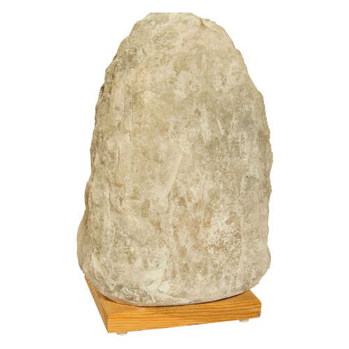 Doğal Kaya Tuzu Lambası Çankırı Kablolu Ampullü Beyaz 8-9 Kg - 1
