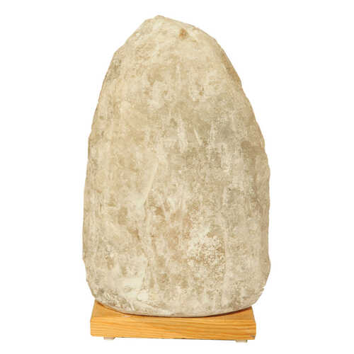 Doğal Kaya Tuzu Lambası Çankırı Kablolu Ampullü Beyaz 9-10 Kg - 1