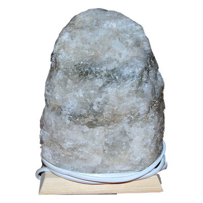 Doğal Kaya Tuzu Lambası Kırşehir Kablolu Ampullü Beyaz 3-4 Kg - 4