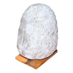 Doğal Kaya Tuzu Lambası Kırşehir Kablolu Ampullü Beyaz 4-5 Kg (1)
