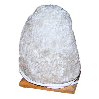 Doğal Kaya Tuzu Lambası Kırşehir Kablolu Ampullü Beyaz 4-5 Kg - 3
