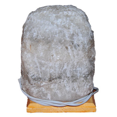 Doğal Kaya Tuzu Lambası Kırşehir Kablolu Ampullü Beyaz 5-6 Kg - 3