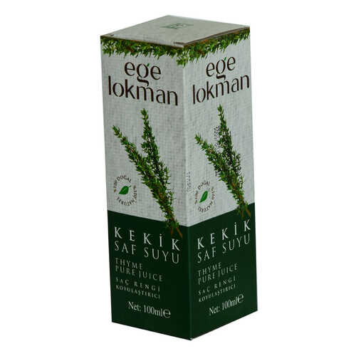 Doğal Kekik Saf Suyu Saç Rengi Koyulaştırıcı Saç Bakımı 100 ML Spreyli Cam Şişe - 3