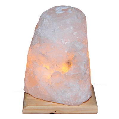 Doğal Kristal Kaya Tuzu Lambası Çankırı Kablolu Ampullü Beyaz 2-3 Kg - 5
